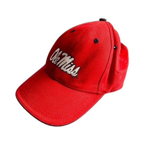 Ole Miss Rebels Men’s Red Baseball Cap OS Fits Most - Picture 2 of 6